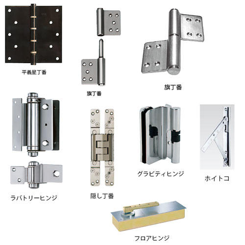 ヒンジの色々｜WEBコラム｜商品案内｜杉田エース株式会社